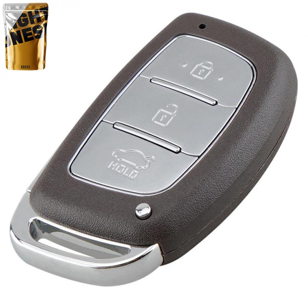 Корпус ключа Hyundai Sorento, Elantra, Veloster, Sonata, Grandeur, Tucson, Cerato, Genesis, Cerato, Accent, i20, i30, ix35, i40, Equus, Santa Fe на 3 кнопки ( левое лезвие HY15 ) 