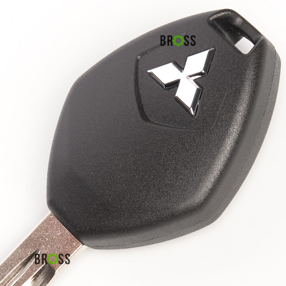 Корпус ключа на 2 кнопки Mitsubishi Galant , Lancer 10 X , Evolution , Grandis , Outlander , Colt , Mirage ( с лезвием )