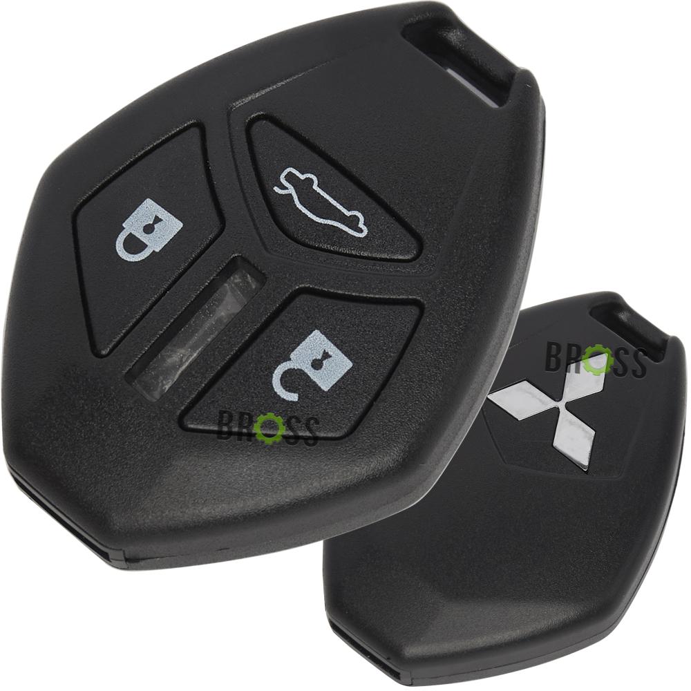 Корпус ключа на 3 кнопки Mitsubishi Galant , Lancer 10 X , Evolution , Grandis , Outlander , Colt , Mirage ( под оригинальное лезвие )