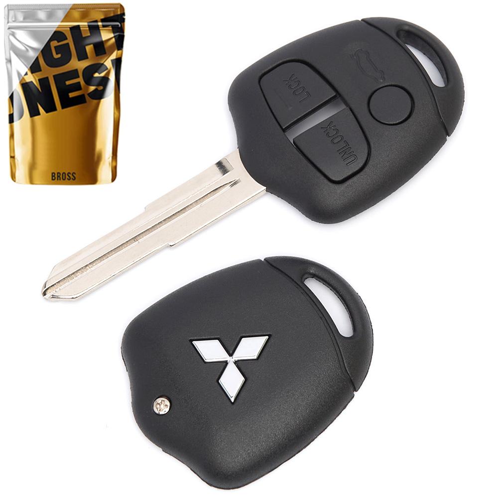 Корпус ключа на 3 кнопки Mitsubishi Lancer 10 , Lancer X , Evolution , Grandis , Outlander , Colt , Mirage ( правое лезвие MIT11 )