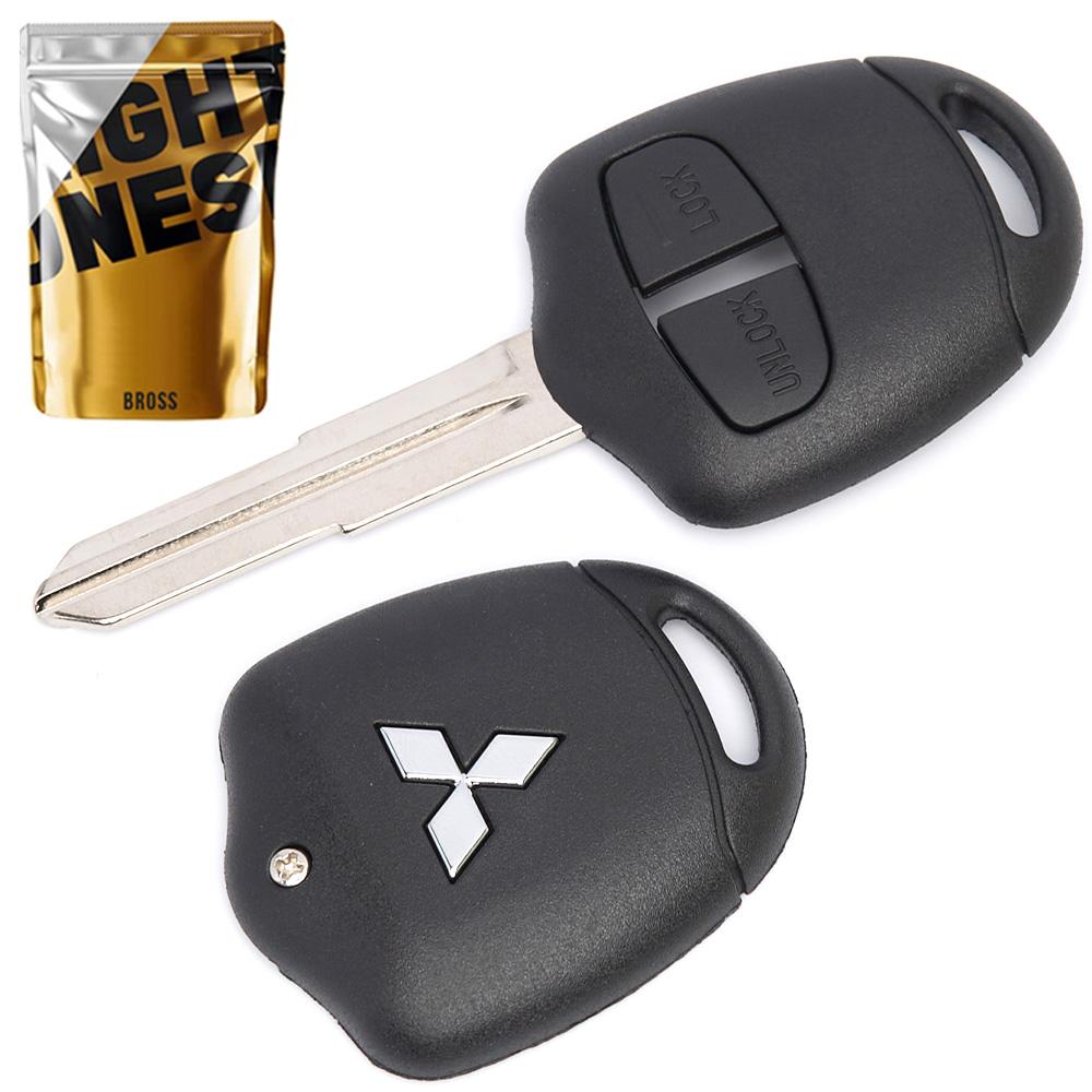 Корпус ключа на 2 кнопки Mitsubishi Lancer 10 , Lancer X , Evolution , Grandis , Outlander , Colt , Mirage ( правое лезвие MIT11 )