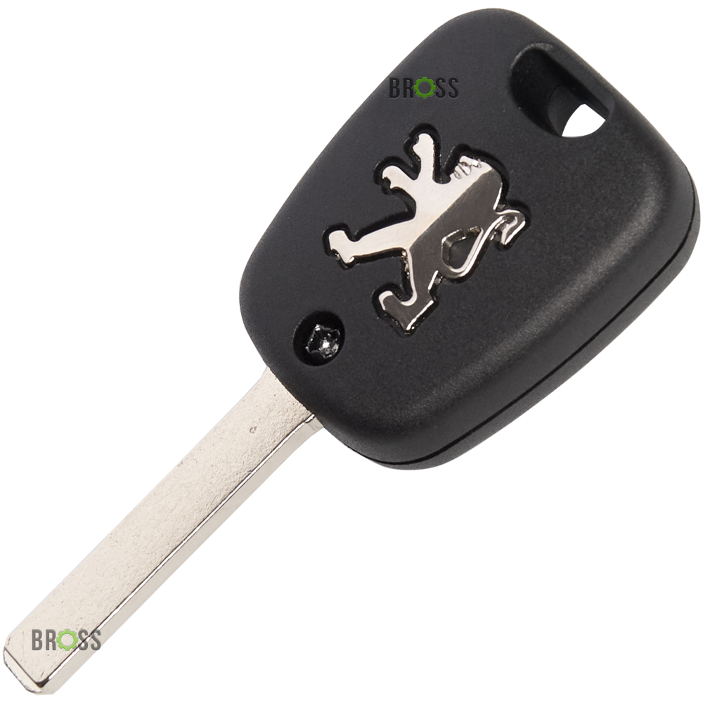 Корпус ключа на 2 кнопки Peugeot 107 , 207 , 307 , 407 , 206 , 406 (лезвие VA2)