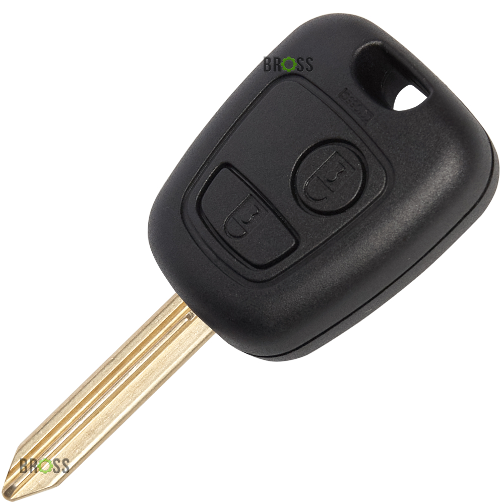 Корпус ключа на 2 кнопки Peugeot Partner (лезвие SX9)