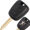 Корпус ключа на 2 кнопки Peugeot Partner (лезвие SX9)