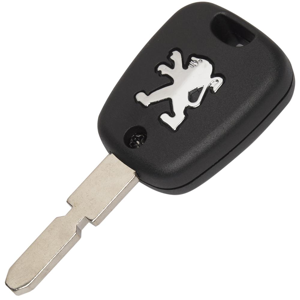 Корпус ключа на 2 кнопки Peugeot 107 , 207 , 307 , 407 , 206 , 406 (лезвие NE78)