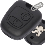 Корпус автомобильного ключа Peugeot 106 107 206 207 306 307 406 407 (пежо под широкое лезвие NE73/NE78)