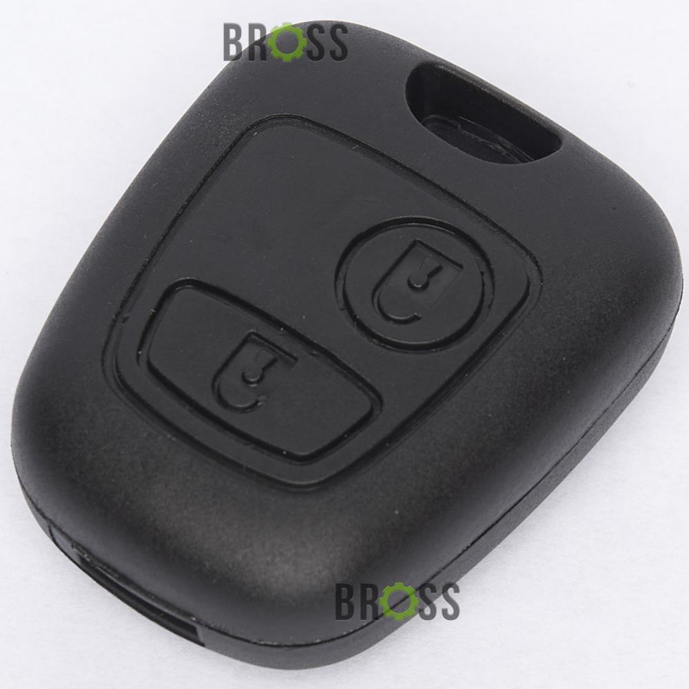 Корпус автомобильного ключа Peugeot 106 107 206 207 306 307 406 407 (пежо под широкое лезвие NE73/NE78)