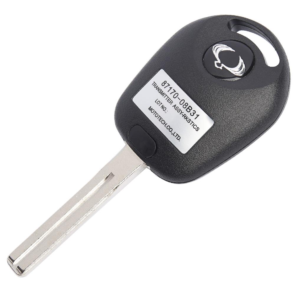 Корпус ключа на 2 кнопки Ssang Yong Rexton Y200 Y250 , Actyon , Kyron , Korando ( под узкое лезвие )