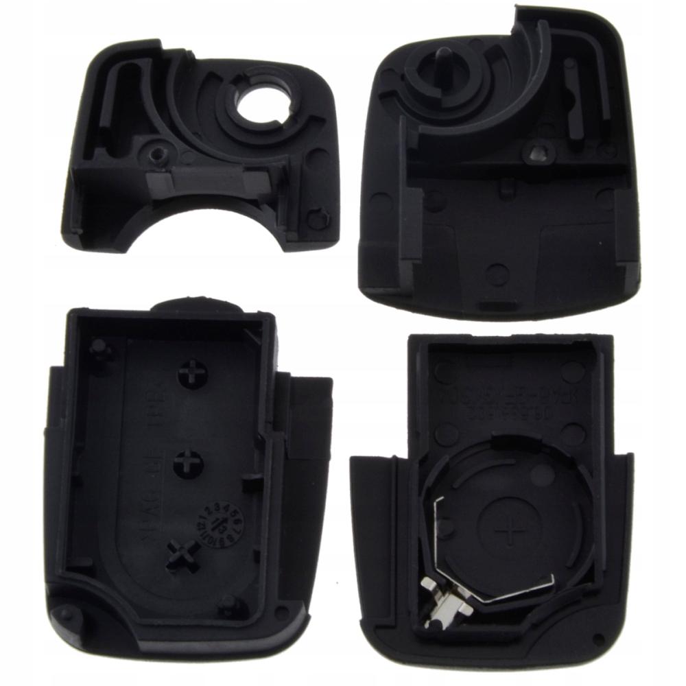 Выкидной корпус ключа на 3 кнопки Audi A2 , A3 ( 8L , 8P ) , A4 ( B5 , B6 ) A6 ( C5 ) , A8 , TT , RS4 ( под батарейку CR2032 , лезвие HU66 ) 4D0837231A
