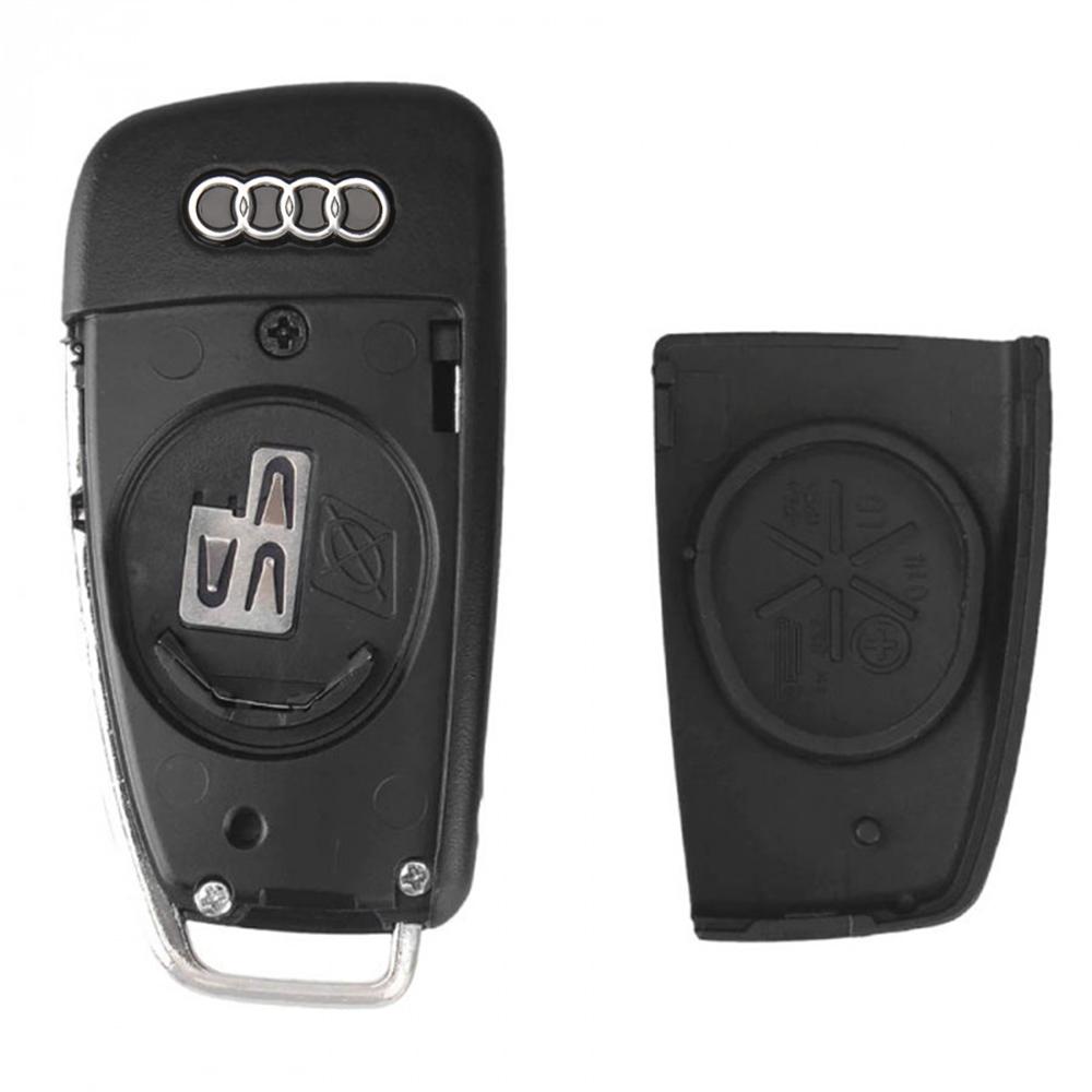 Выкидной корпус ключа Audi A3 8P , A4 B7 , A6 C6 , A8 , TT , Q7 , S6 на 3 кнопки 4F0837220N