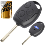 Корпус ключа на 3 кнопки Ford C-MAX, Fiesta, Focus, Galaxy, Mondeo, Fusion ( круглое лезвие )