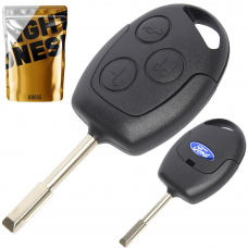 Корпус ключа на 3 кнопки Ford C-MAX, Fiesta, Focus, Galaxy, Mondeo, Fusion ( круглое лезвие )