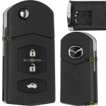 Выкидной корпус ключа на 3 кнопки Mazda CX-7 , 3 , 5 , 6 ( тип: Siemens VDO )