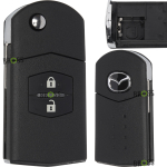 Выкидной корпус ключа на 2 кнопки Mazda CX-7 , 3 , 5 , 6 ( тип: Siemens VDO )