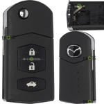 Выкидной корпус ключа на 3 кнопки Mazda CX-7 , 3 , 5 , 6 ( тип: Mitsubishi )