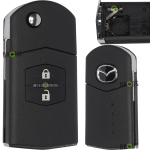 Выкидной корпус ключа на 2 кнопки Mazda CX-7 , 3 , 5 , 6 ( тип: Mitsubishi )