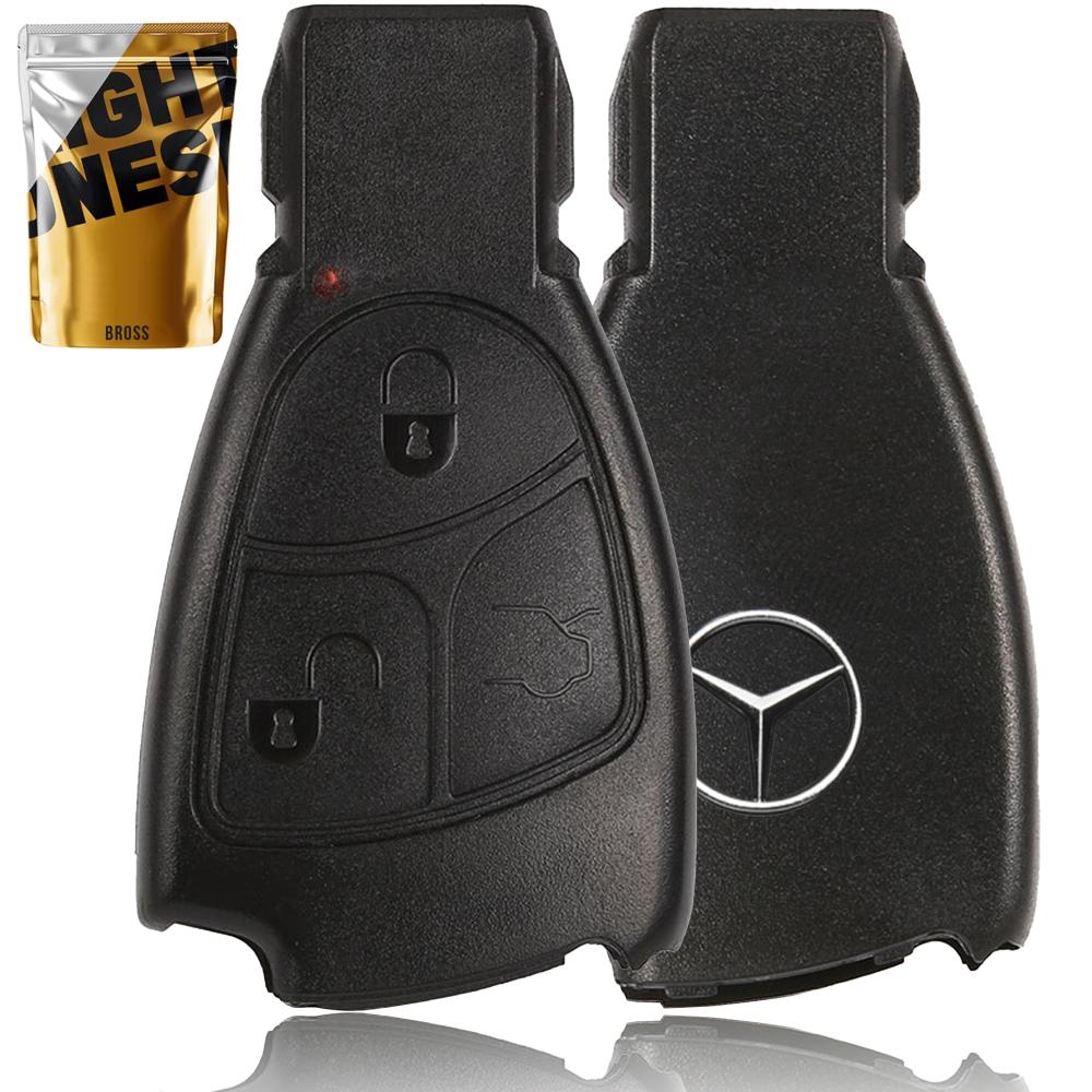  Корпус ключа Mercedes на 3 кнопки (маленька рибка) W168, W202, W203, W208, Vito W639, W210,L ML (Series / Class : A B C E )