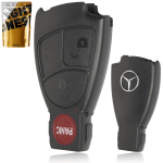 Корпус ключа на 3 кнопки Mercedes W168 , W202 , W203 , W204 , W210 , W211 , W164 , W251 , W220 , Sprinter , Vito W639 , Viano W639 , CLK , SLK , CL , ML , GL ( кнопка Panic )