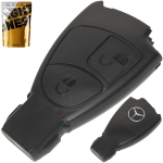 Корпус ключа на 2 кнопки Mercedes W168 , W202 , W203 , W204 , W210 , W211 , W164 , W251 , W220 , Sprinter , Vito W639 , Viano W639 , CLK , SLK , CL , ML , GL ( маленькая рыбка Мерседес )