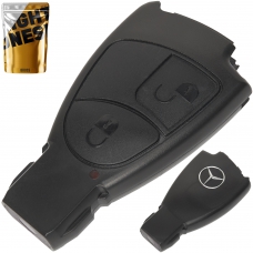 Корпус ключа на 2 кнопки Mercedes W168 , W202 , W203 , W204 , W210 , W211 , W164 , W251 , W220 , Sprinter , Vito W639 , Viano W639 , CLK , SLK , CL , ML , GL ( маленькая рыбка Мерседес )