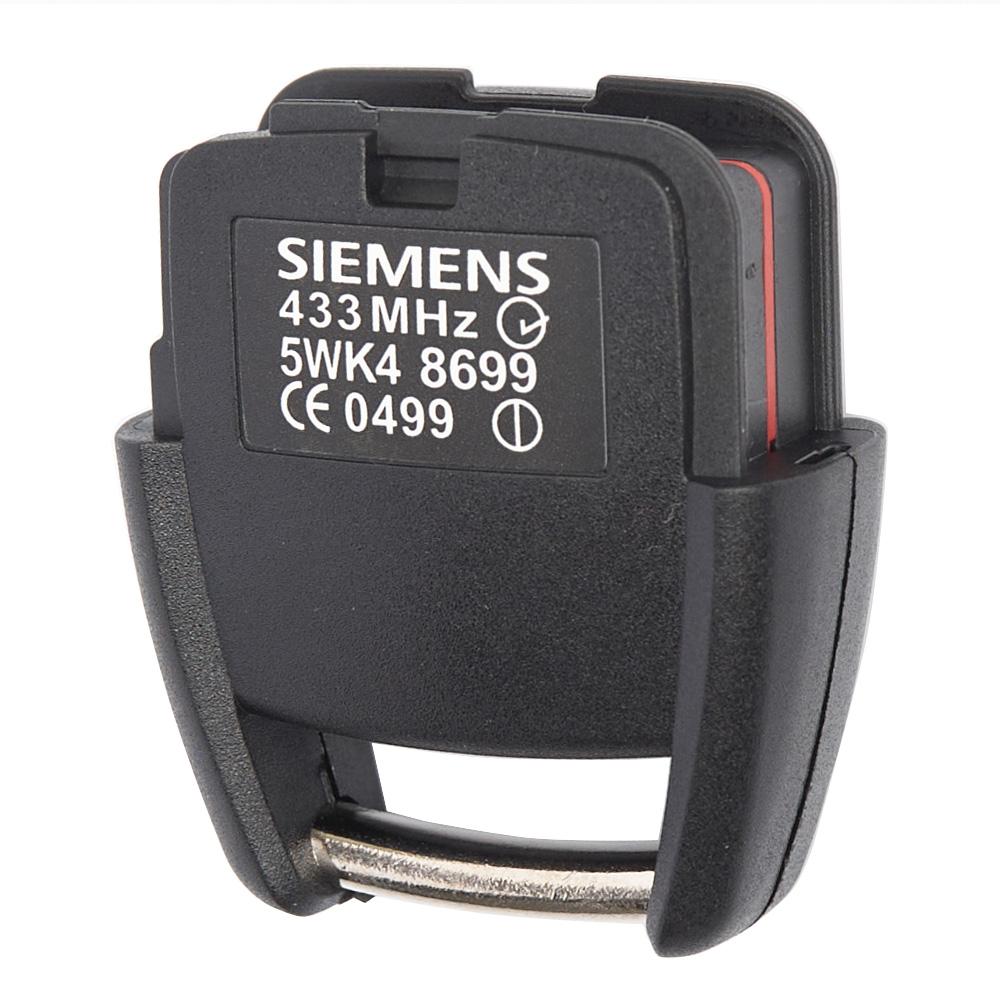Корпус ключа на 2 кнопки Opel Astra G, Opel Zafira A, Opel Frontera B, Omega A, Opel Vectra C ( БЕЗ МЕСТА ПОД АККУМУЛЯТОР )