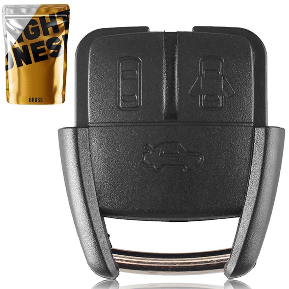 Улучшенный корпус ключа на 3 кнопки Opel Astra G , Opel Zafira A , Opel Frontera B , Omega A , Opel Vectra С ( С МЕСТОМ ПОД АККУМУЛЯТОР ) 