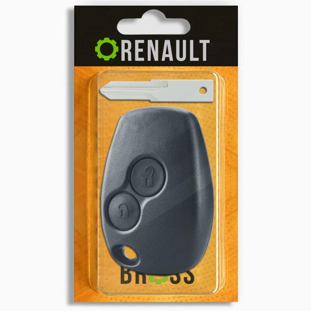 Корпус ключа на 2 кнопки Opel Vivaro , Movano , Nissan Primastar , Interstar , Renault Master , Twingo , Logan , Trafic , Kangoo , Clio , Dacia , Sandero ( с местом под батарейку , лезвие VAC102 )