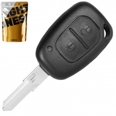 Корпус ключа на 2 кнопки Opel Vivaro , Movano , Nissan Primastar , Interstar , Renault Master , Trafic , Kangoo ( лезвие VAC102 )