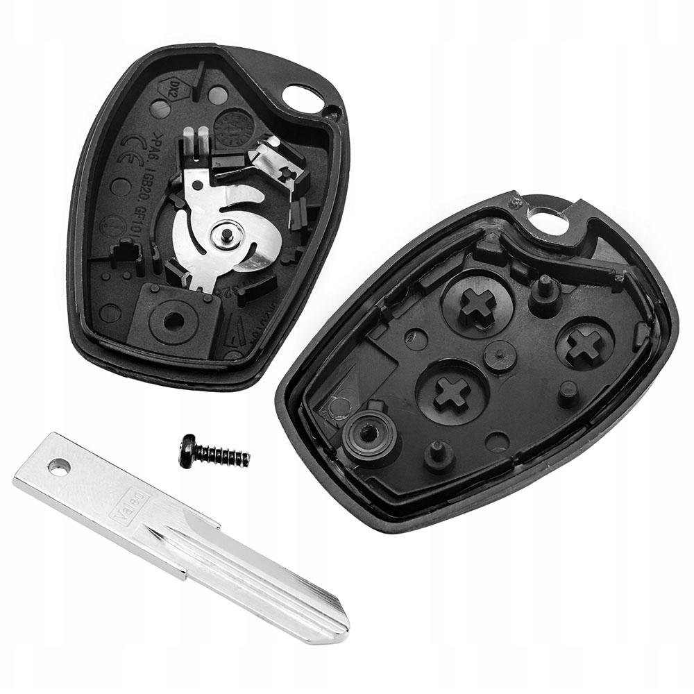 Корпус ключа на 2 кнопки Opel Vivaro , Movano , Nissan Primastar , Interstar , Renault Master , Twingo , Logan , Trafic , Kangoo , Clio , Dacia , Sandero ( с местом под батарейку , лезвие VAC102 )