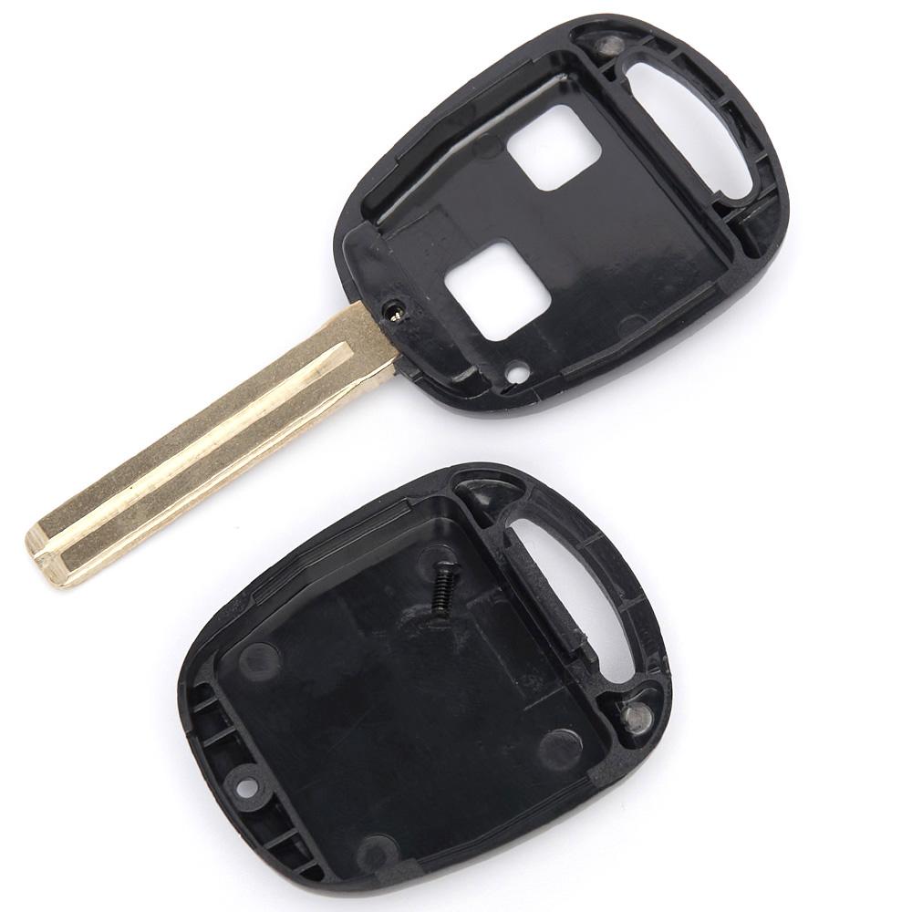 Корпус ключа Lexus ES GS LS RX ES300 , GS300 , GS430 , GX470 , LS200 , LS300 , LS400 , RX300 на 2 кнопки ( короткое лезвие TOY48 , 47мм ) 