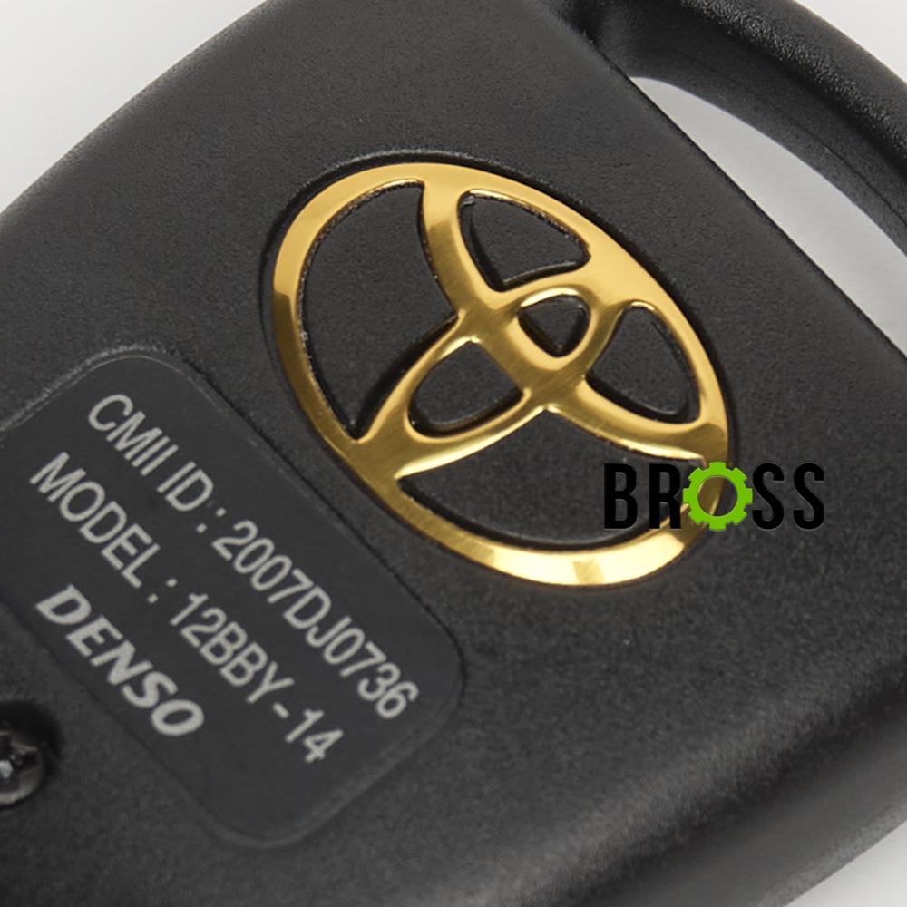 Корпус ключа на 2 кнопки Toyota Avensis , Corolla , RAV 4 , Camry 30 , Land Cruiser 100 ( J100 ) (лезвие TOY47)