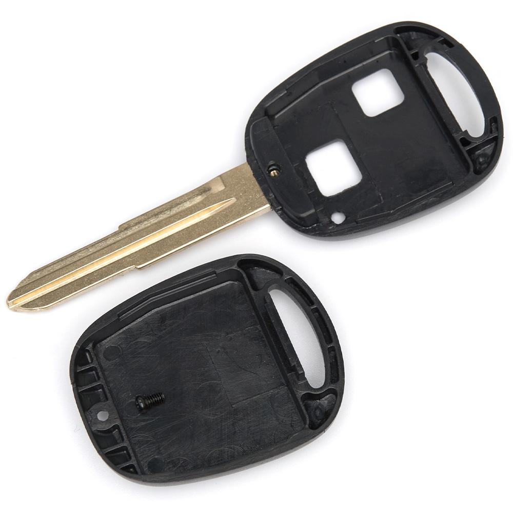 Корпус ключа на 2 кнопки Toyota Avensis , Corolla , RAV 4 , Camry 30 , Land Cruiser 100 ( J100 ) (правое лезвие TOY41)