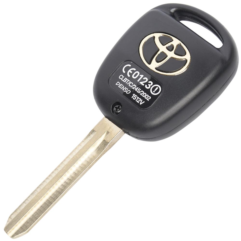 Корпус ключа на 3 кнопки Toyota Avensis , Corolla , RAV 4 , Camry 30 , Land Cruiser 100 ( J100 ) (лезвие TOY43)