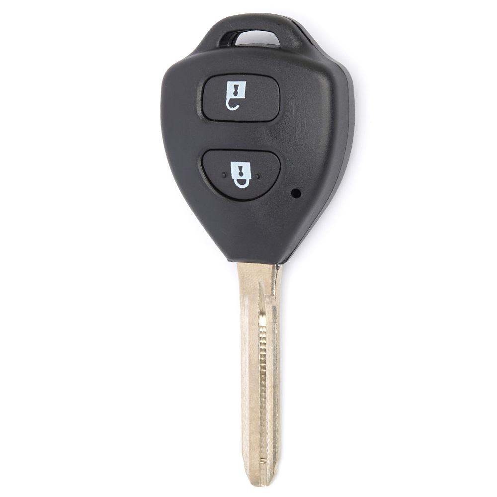 Корпус ключа на 2 кнопки Toyota Auris , Corolla , RAV 4 , Yaris ( лезвие TOY43) 
