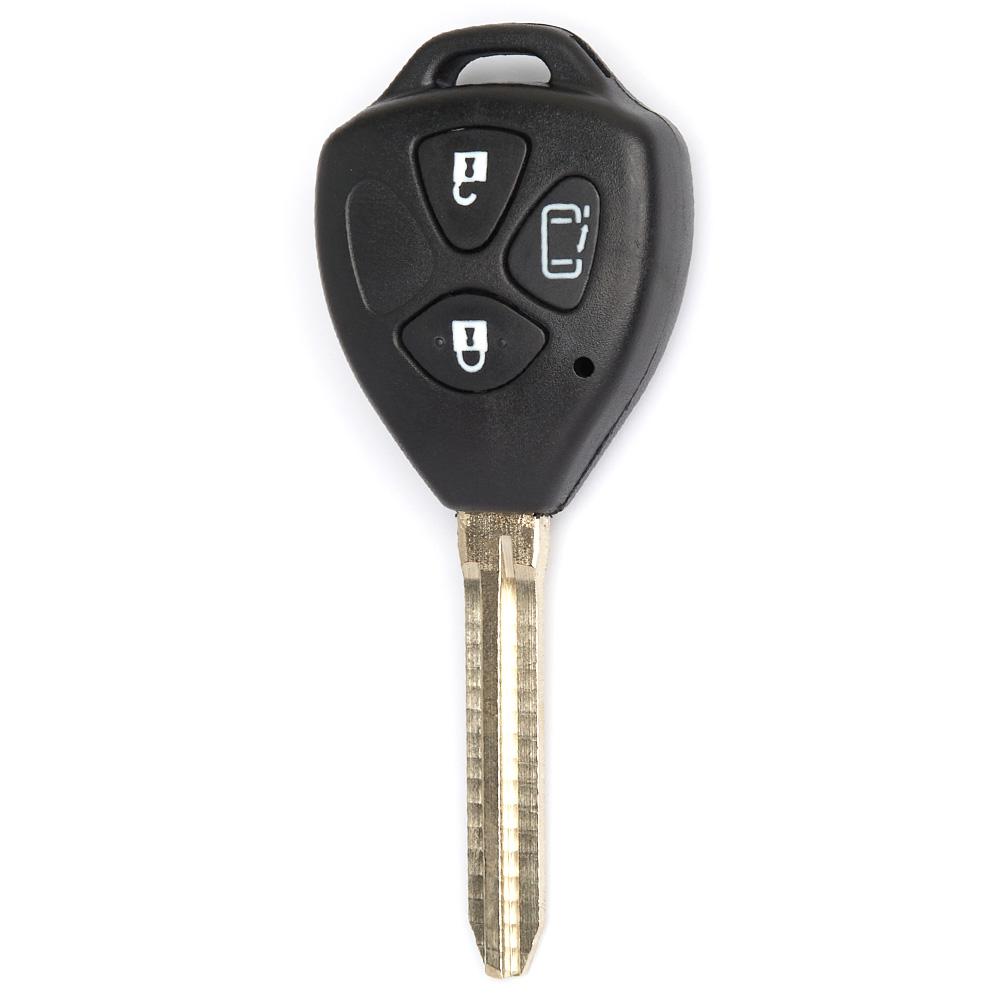 Корпус ключа на 3 кнопки Toyota Camry 40, Corolla , RAV4 , Avensis (кнопка боковой двери, лезвие TOY48) 