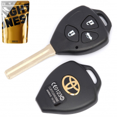 Корпус ключа на 3 кнопки Toyota Camry 40, Corolla , RAV4 , Avensis ( лезвие TOY48) 