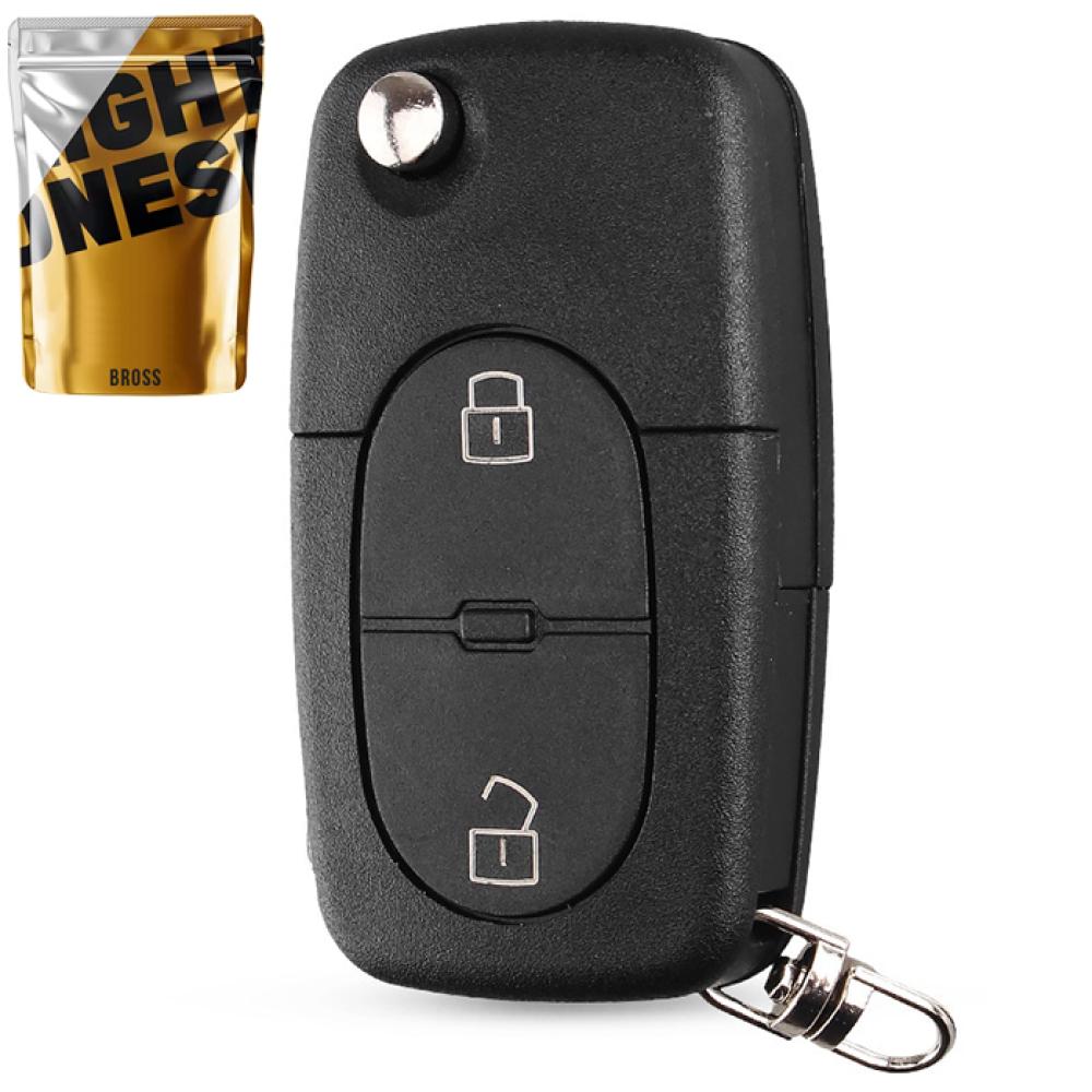 Выкидной корпус ключа на 2 кнопки Volkswagen Golf 4 , Bora , Jetta , New Beetle , Passat B5 4DO837231R , 4D0837231N , 4D0837231A