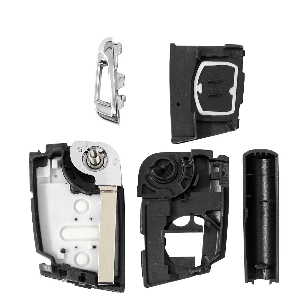 Выкидной корпус ключа на 3 кнопки Skoda Octavia A7 5G6959752AB ( под лезвие 162T )
