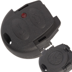 Корпус ключа на 2 кнопки Volkswagen Touran Caddy Skoda Seat Ibiza Leon Cordoba (лого VW)