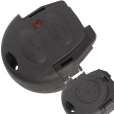 Корпус ключа на 2 кнопки Volkswagen Touran Caddy Skoda Seat Ibiza Leon Cordoba (лого VW)