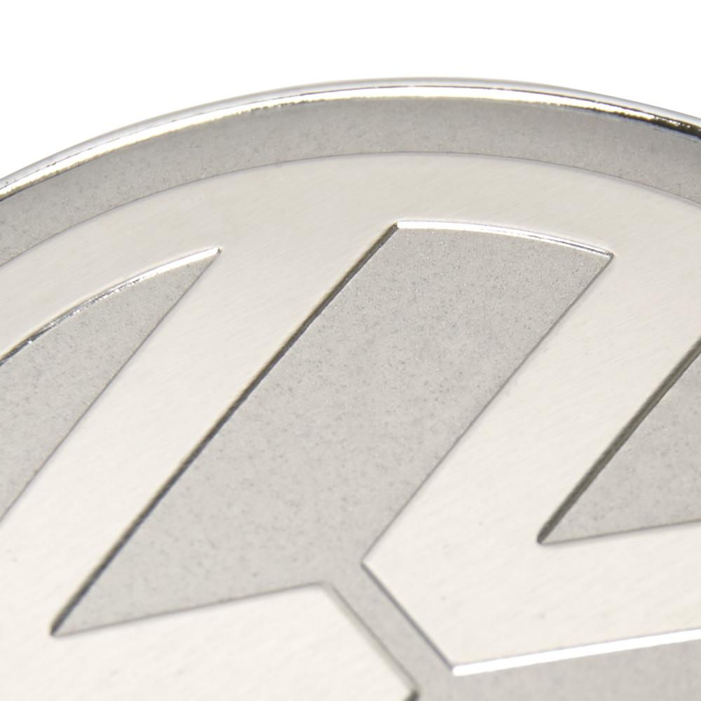 Заглушки колпачки литых дисков для Volkswagen Passat, Amarok, beetle, Jetta, Golf, CC, Eos, Phaeton, Sharan, Tiguan, Touran, Multivan, Touareg, 3B7601171 (серая-1шт) (60 мм)