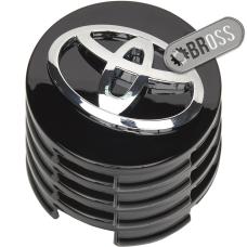 Заглушки колпачки для литых дисков Toyota Avensis, Corolla, RAV 4, Land Cruiser, Camry, Highlander, Hilux, Prius, C-HR, Yaris КОМПЛЕКТ (Черные 62 мм)