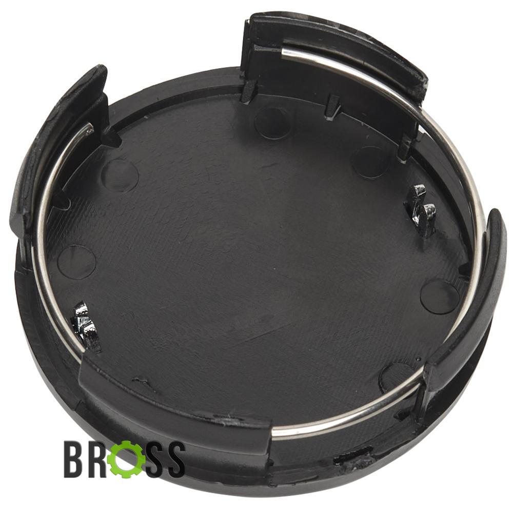 Заглушки колпачки для литых дисков Toyota Avensis, Corolla, RAV 4, Land Cruiser, Camry, Highlander, Hilux, Prius, C-HR, Yaris (Черные 62 мм)