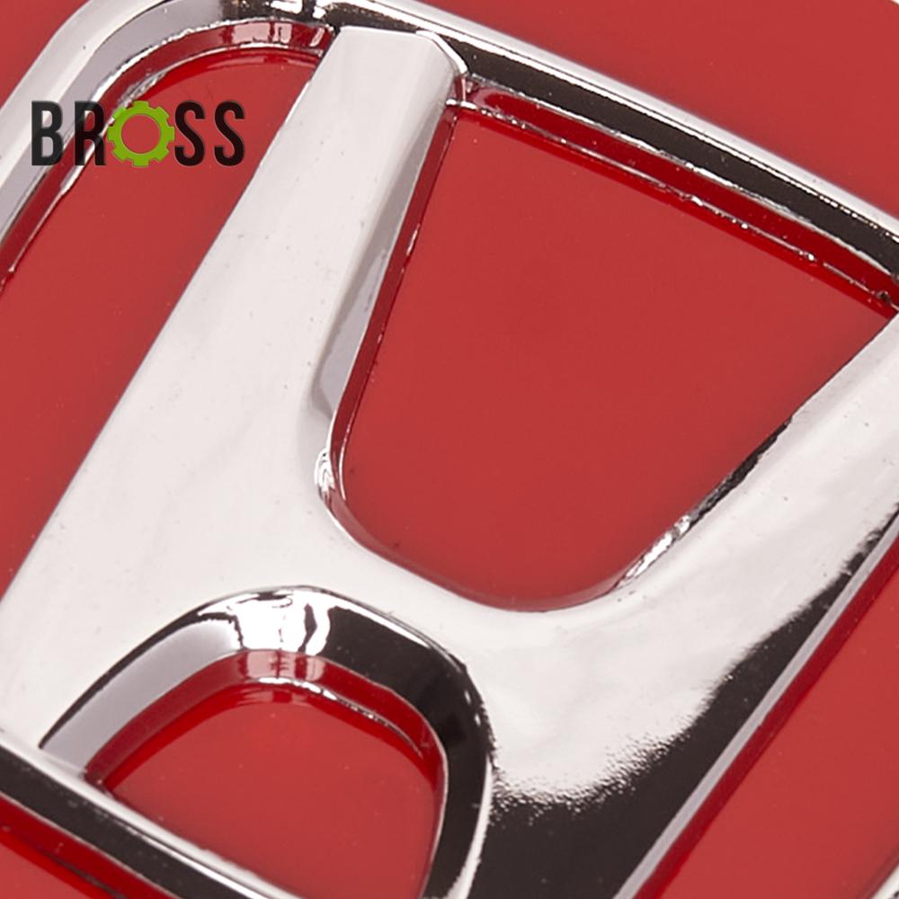Заглушки колпачки для литых дисков Honda Accord, Civic, CR-V, Pilot, Odyssey, Jazz ( Красная 56 мм)