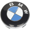 Заглушки колпачки литых дисков для BMW E30, E32, E34, E36, E38, E39, E46, E60, E65, E66, E90, E91, E92, E93, X5 (E53, E70) X6 (синяя) (60 мм)