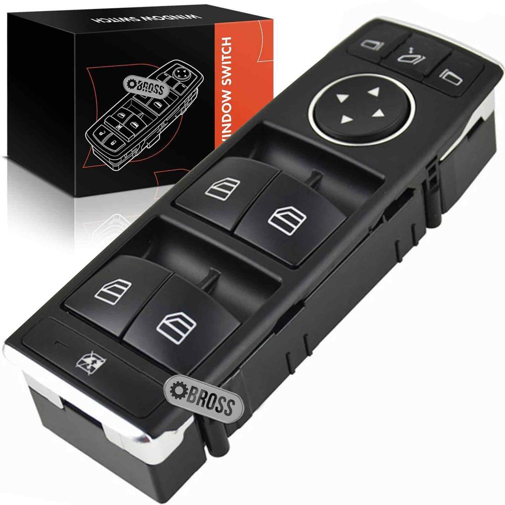 Блок управления, кнопки стеклоподъемника Mercedes-Benz C-class W204, E-class W212, ML GL W166, GLK X204, GLA, Infiniti QX30, Q30 A2049055402 ( со складыванием зеркал )
