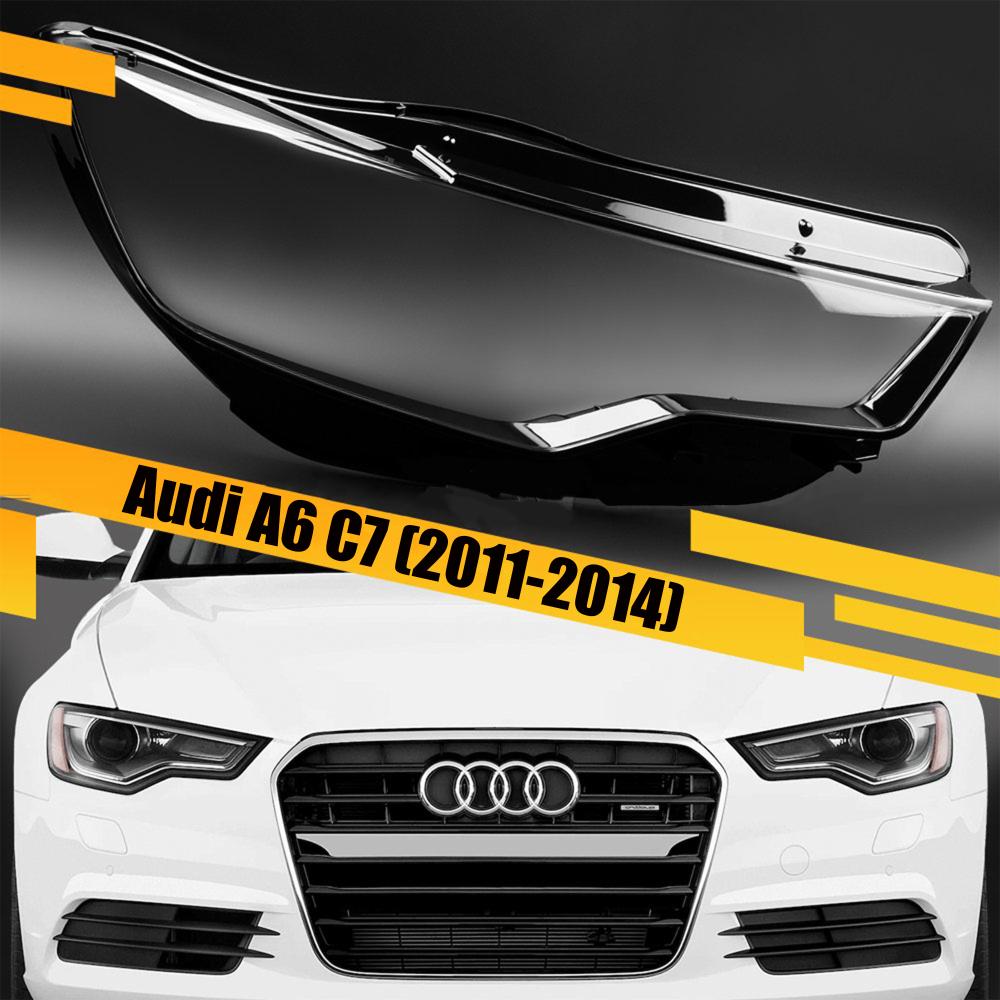 Стекло фары Audi A6 C7 (2010-2014) дорест правое 4G0941003M, 4G0941003B, 4G0941043C, 4G0941043B, 4G0941043E, 4G0941753, 4G0941753C, 4G0941753D