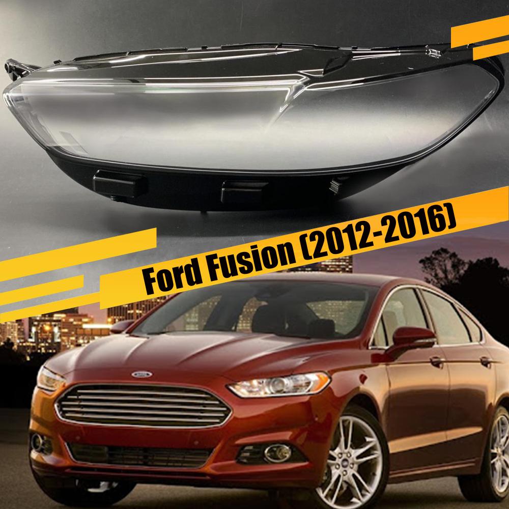 Стекло фары Ford Fusion (2012-2016) дорест левое