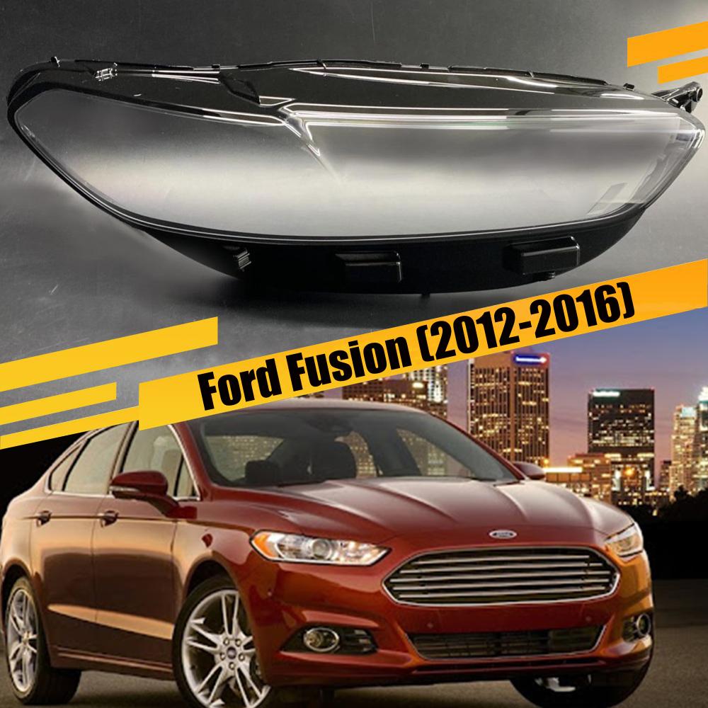 Скло фари Ford Fusion (2012-2016) дорест праве