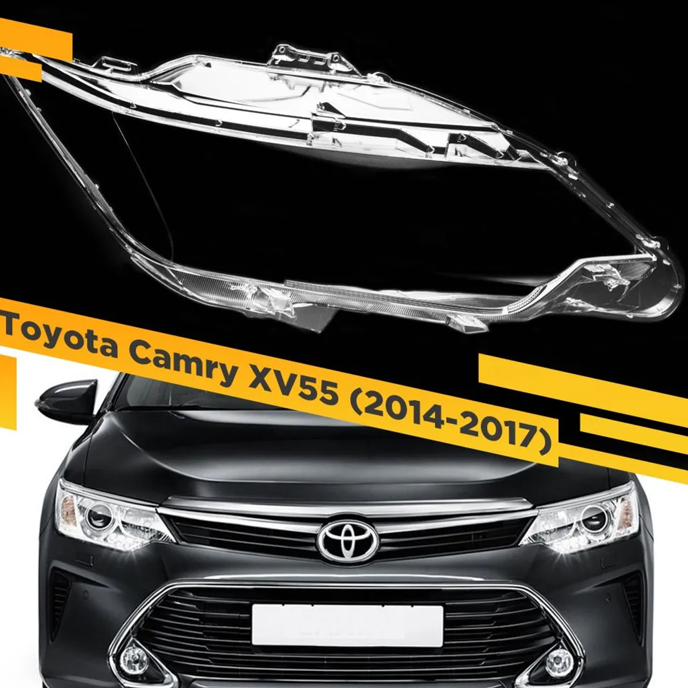 Стекло фары Toyota Camry XV50 XV55 EUR (2014-2017) рестайлинг правое